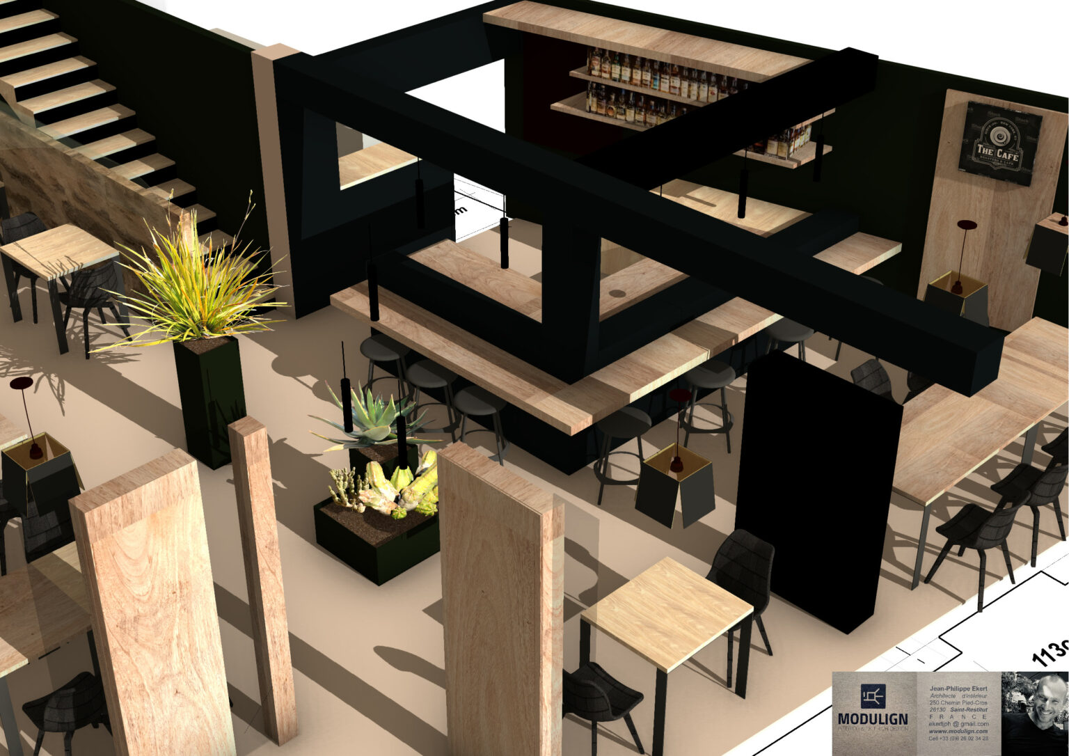 Restaurant « L’Alcove »Saint Restitut 26 Modulign Interior